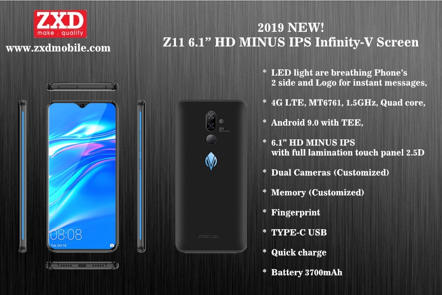 Z11   6.1” HD MINUS IPS with 4G